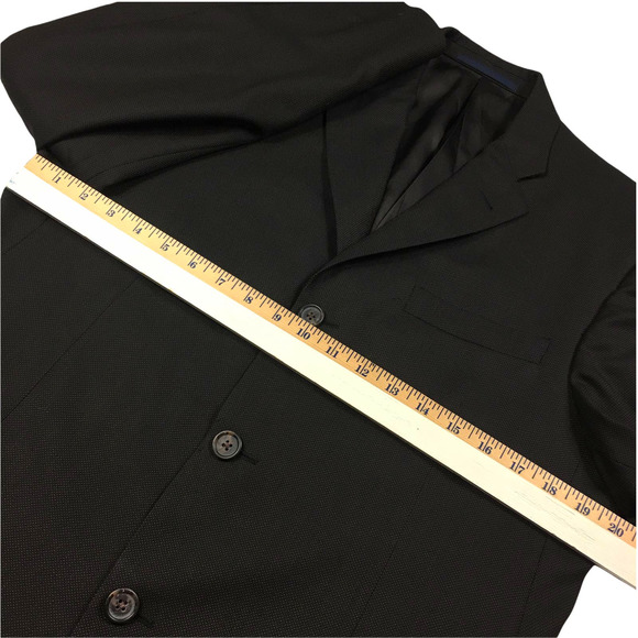 Burberry London Nordstrom Dark Brown 100% Wool Mens Jacket Size 40R - Picture 4 of 9